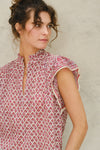 Viti Print Short Sleeves Top
