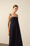 Geometric Straps Long Dress