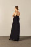 Geometric Straps Long Dress