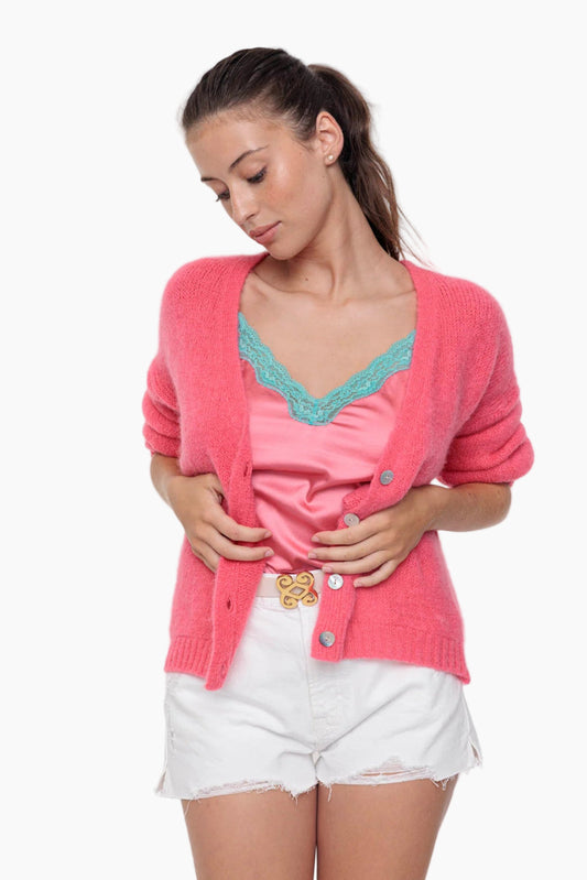Cardigan Bubblegum - Long Sleeves