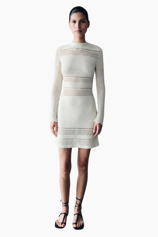 Nauta Crochet Mini Dress