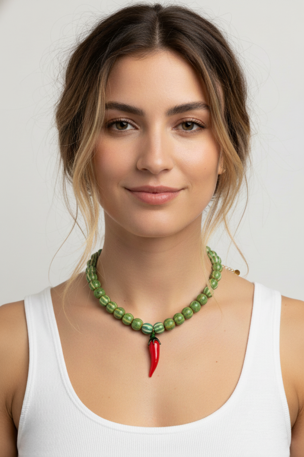 Chilli Pepper necklace - Second Image