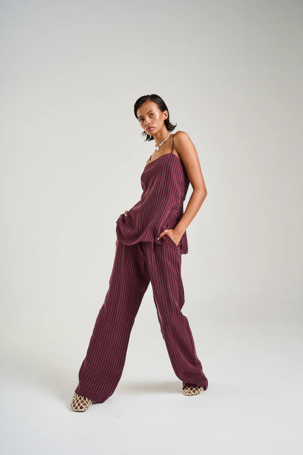 Boss Pant - Kina Pinstripe - Second Image