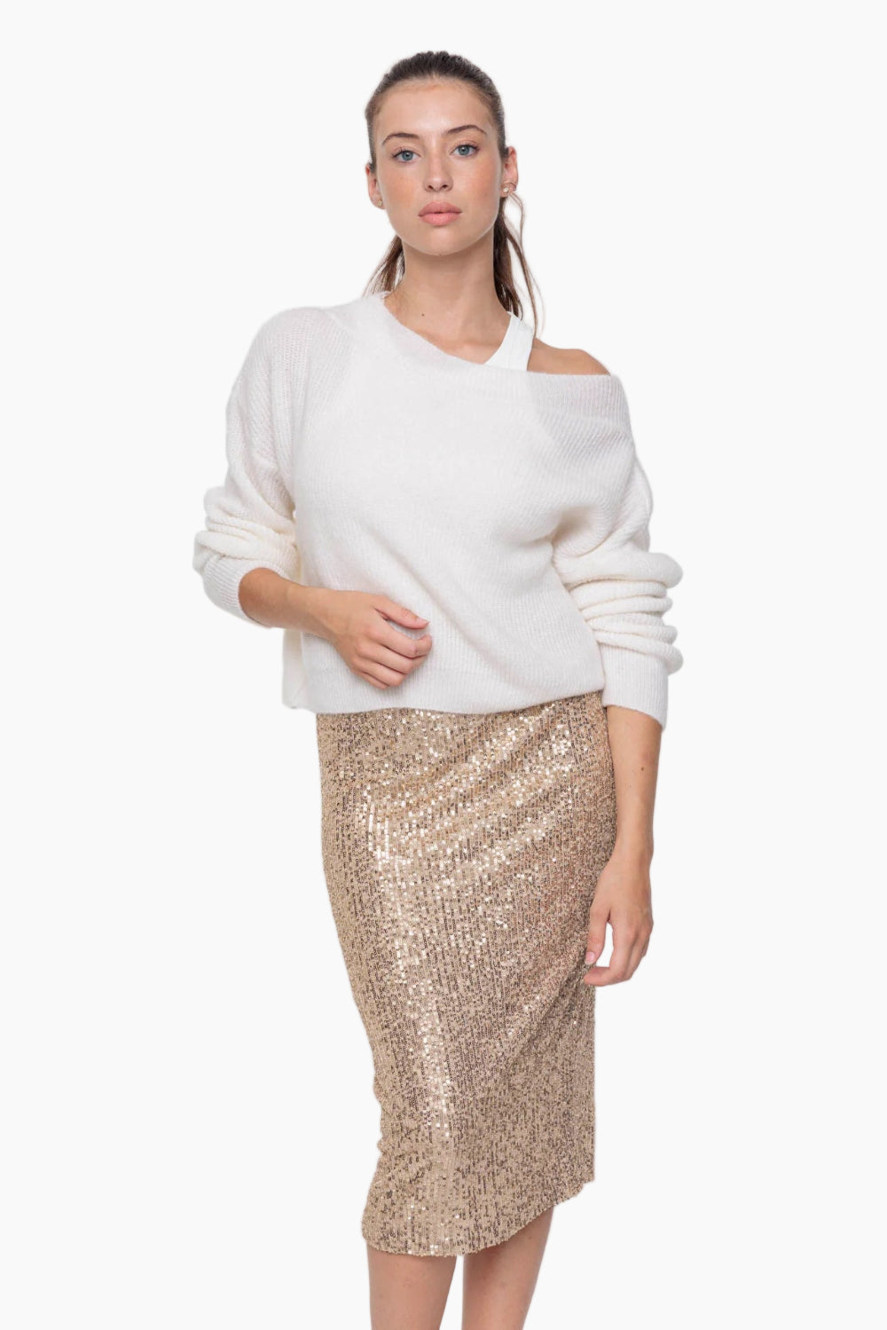 Sweater Ivory - Long Sleeves - Second Image