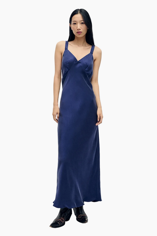 Deco Rushed Dress Purple Rain