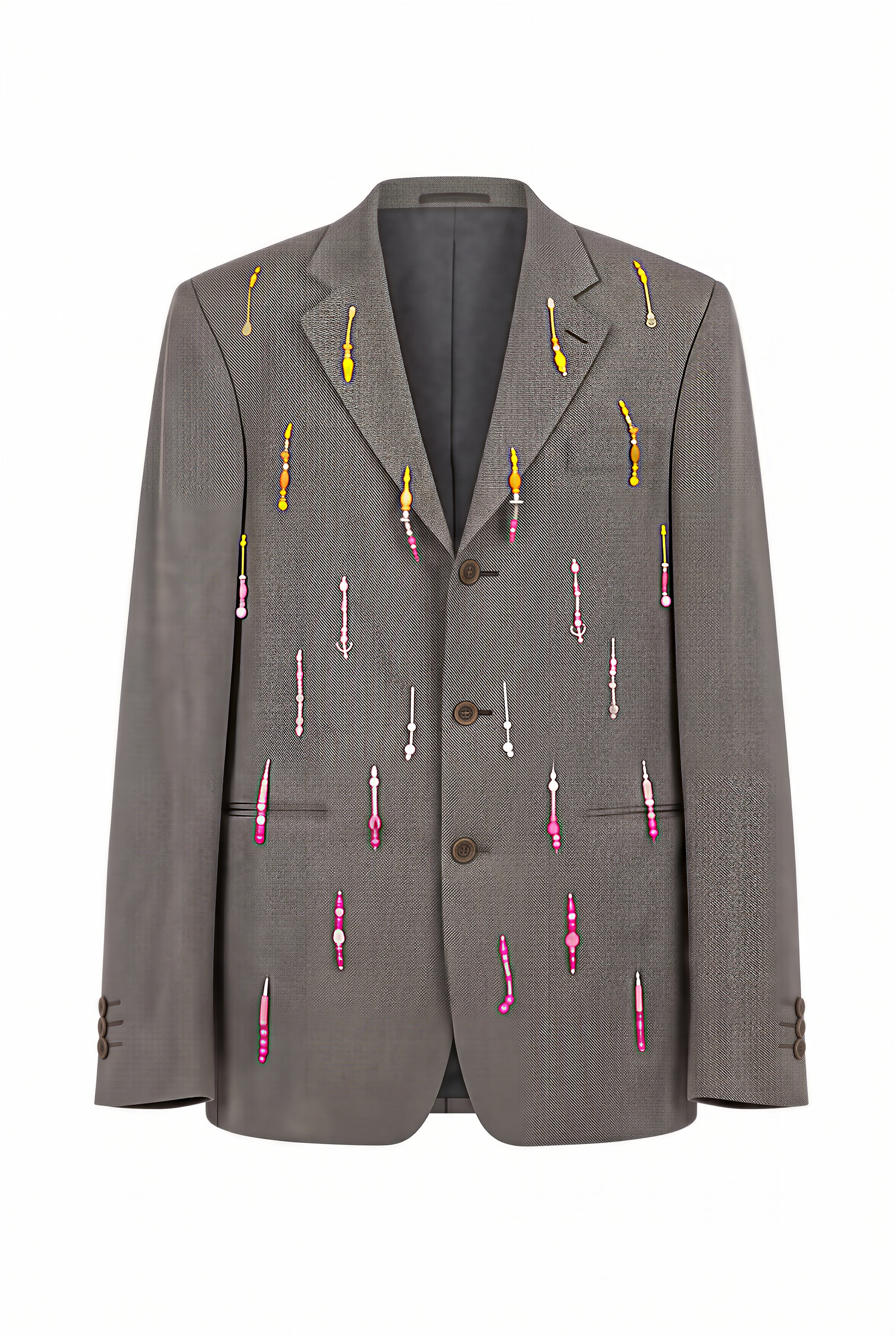 Agate Tonal Beaded Blazer