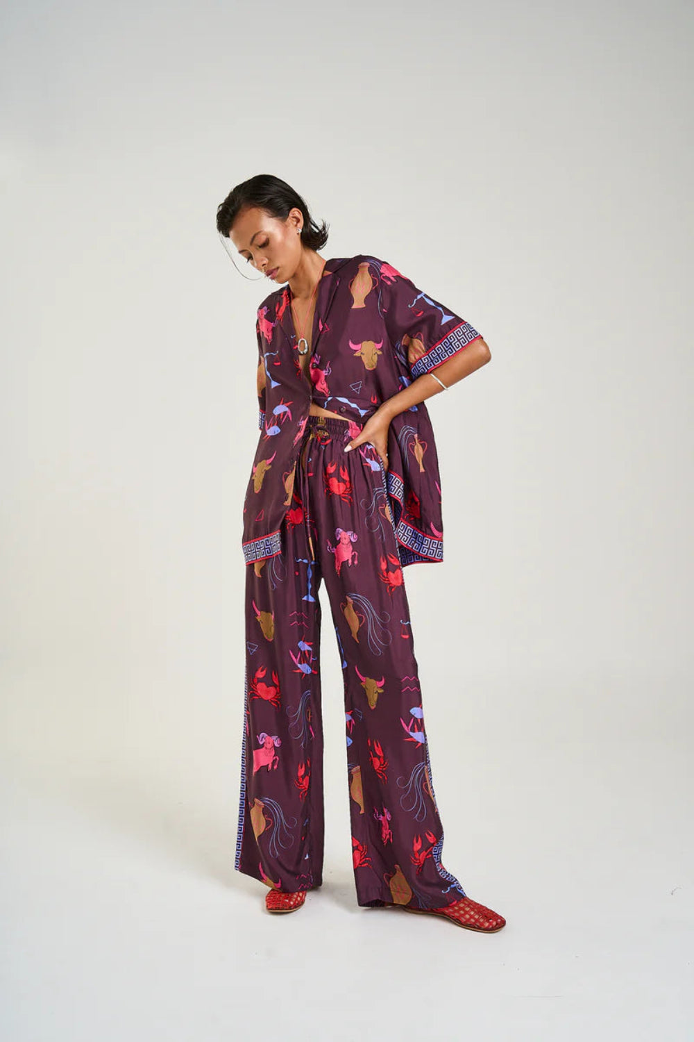 Wide Leg Pant - Zodiac - Second Image